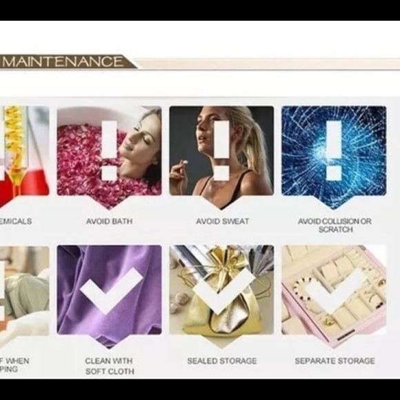 14k Rose Gold Plated Double Triangular Earrings - Picture 3 of 3